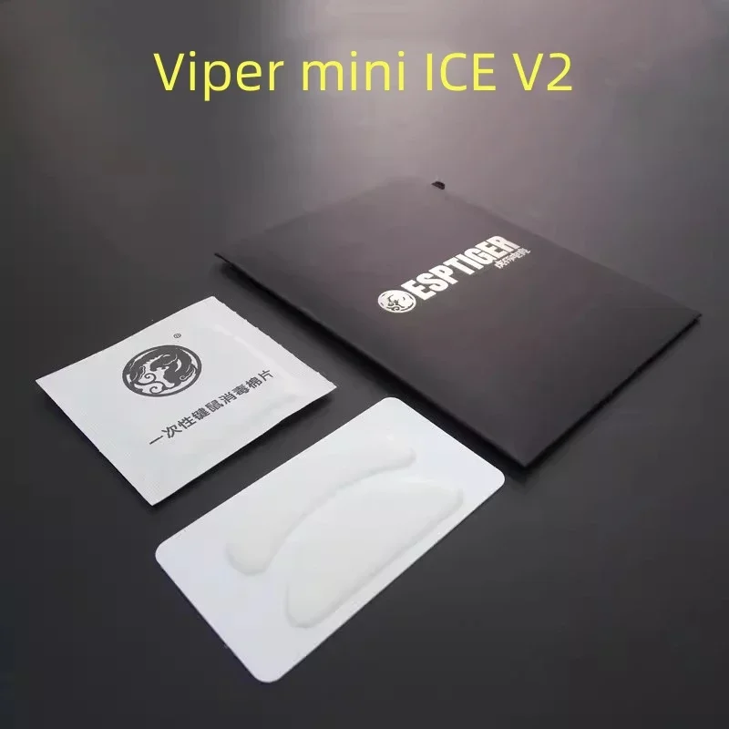 Фото 1 упаковка накладок Esptiger ICE Version для мыши Razer Viper/Viper Ultimate/Viper Mini SE V2 V3 Pro, белые, PTFE, Arc 1 2 Glides №5