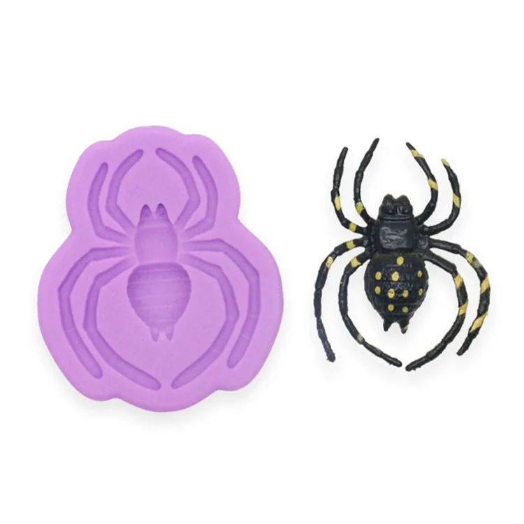 Simulation Insect Fondant Mold DIY Handmade Chocolate Cake Decoration Spider Centipede Scorpion Silicone Mold Resin Molds images - 6