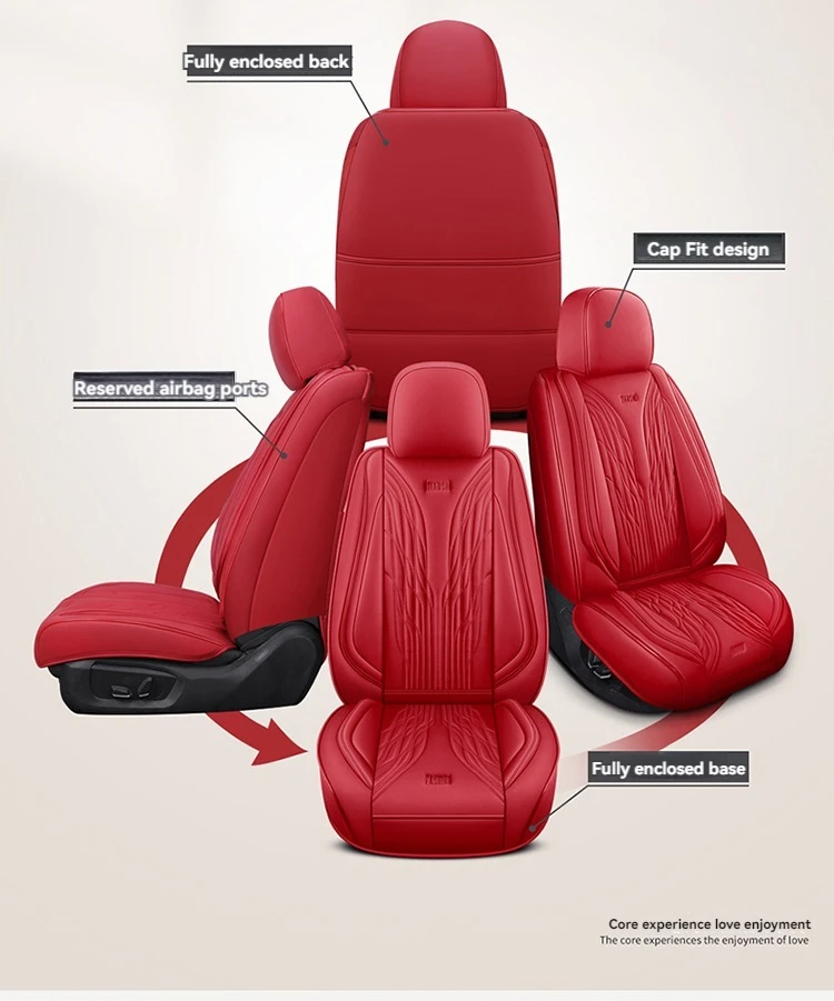 Универсальный кожаный чехол на сиденье автомобиля для MG 3SW MG3 MG5 MGZS MG7 RX5 GS HS