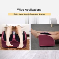 electric foot massage machine heating foot body massager relaxation kneading roller reflexology calf leg pain relief machine