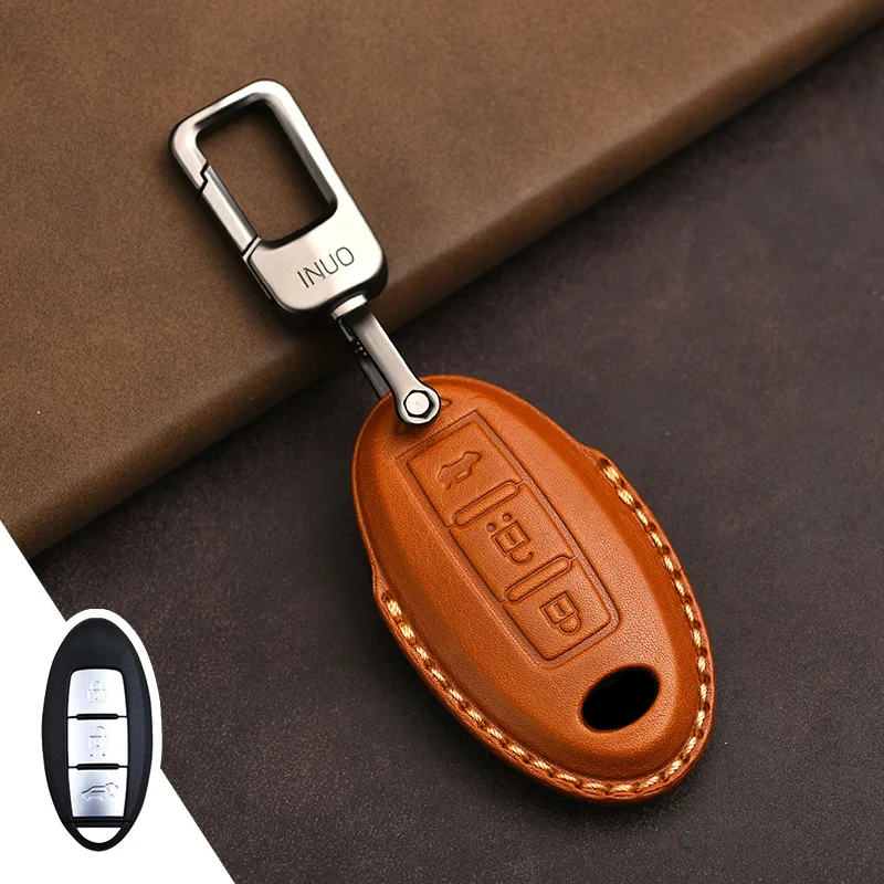 Защитный чехол из натуральной кожи для чехла для ключей Infiniti/Q50L/Qx50/Qx60/Qx70/Q70L, чехол для ключей от машины