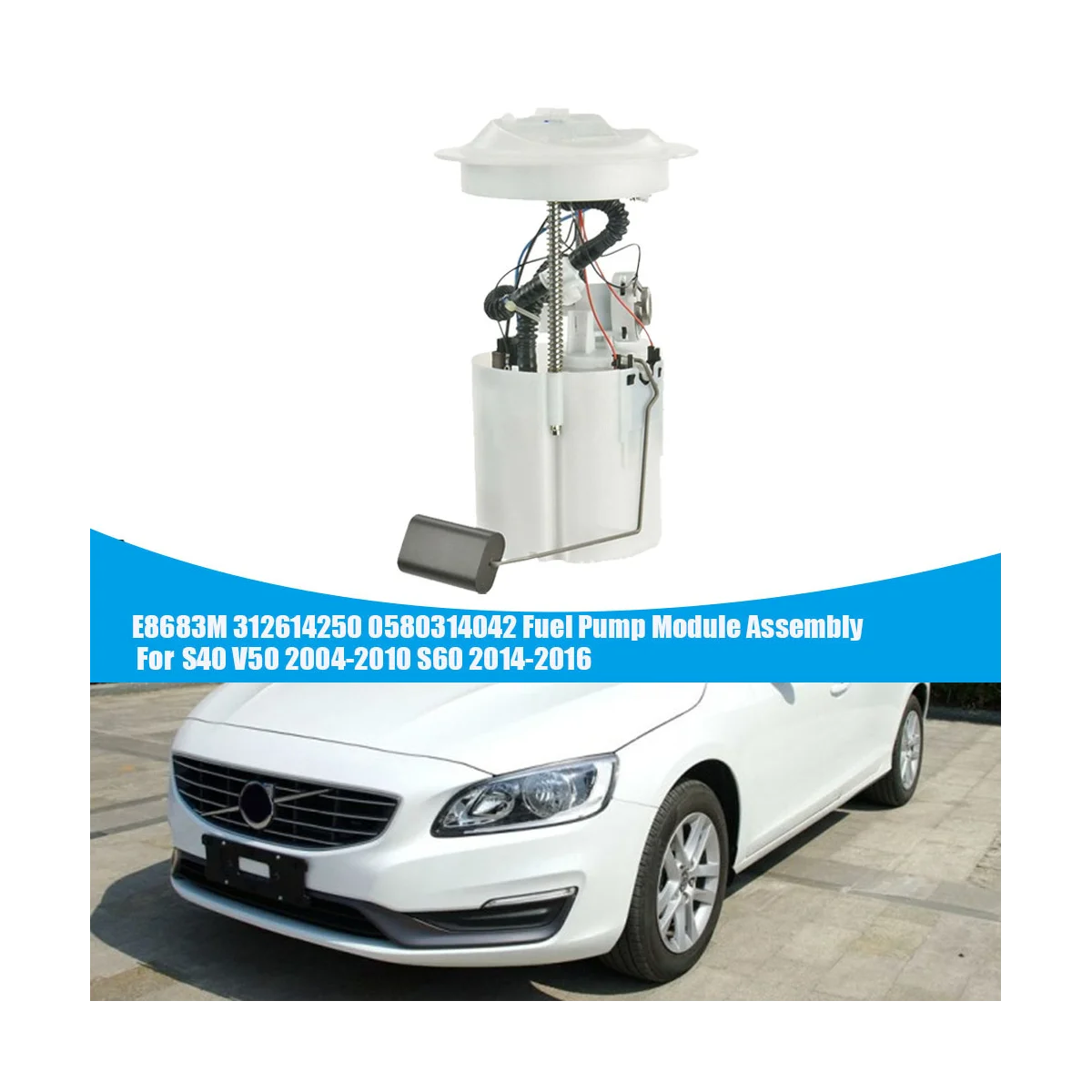 Модуль бензинового насоса E868 0580314042 embly 312614250 для Volvo S40 V50 S60 2004-2016 блок подачи