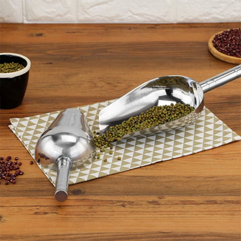 Совки для льда Квадратная лопата Лопата муки чая рисового магазина Нескользящая