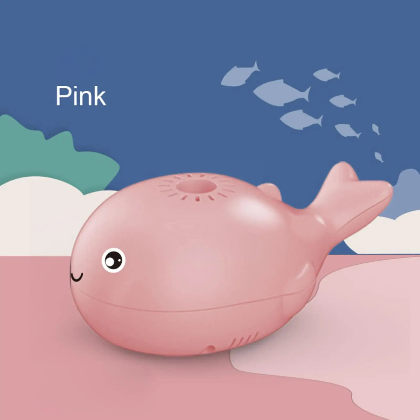 Cute Whale Floating Ball Usb Electric Blowing Funny Magical Accompany Toy Interesting Bath Toy For Baby Kids Gift O8k9