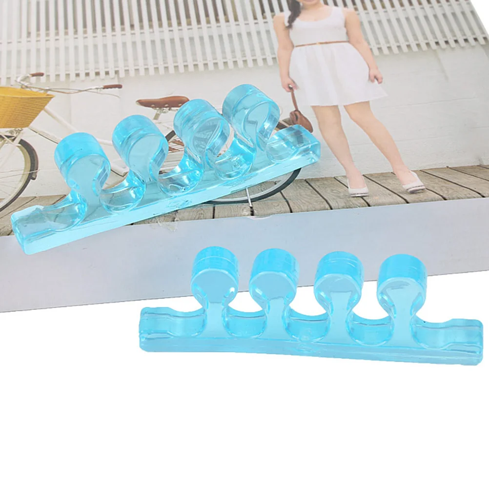 

1Pair Gel Toe Separators Toes Straightener Spacers Bunion Pain Relief after Sports Activities Yoga Practice Running for Men
