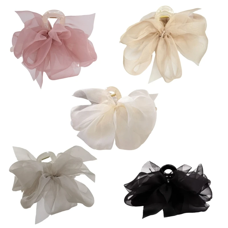 

Hair Claw Clip Princess at Large Hair Clamps Oversized Flower Ponytail Holder Dropshipping