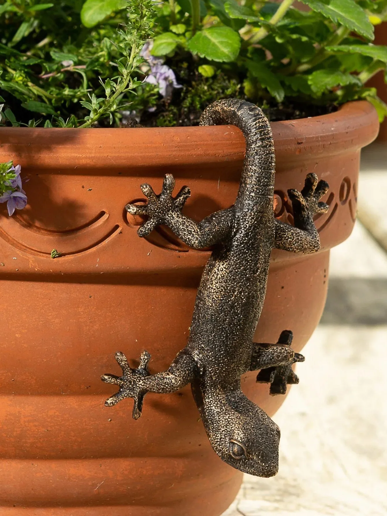 

Фигурка кашпо Gecko из резины