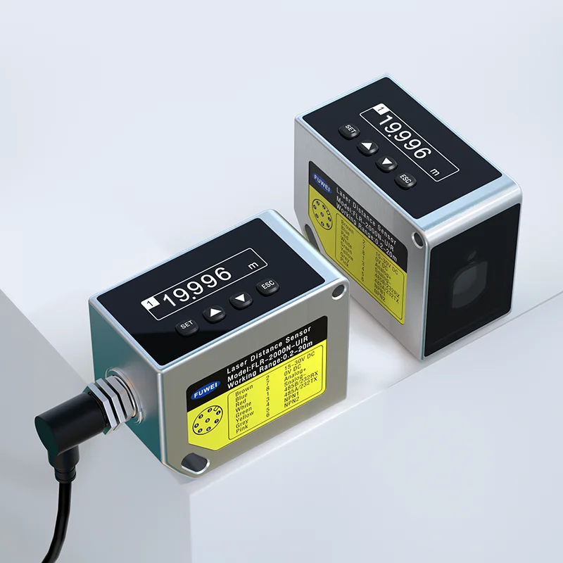 FUWEI Промышленный лазерный датчик расстояния 20м/50м/100м | AliExpress