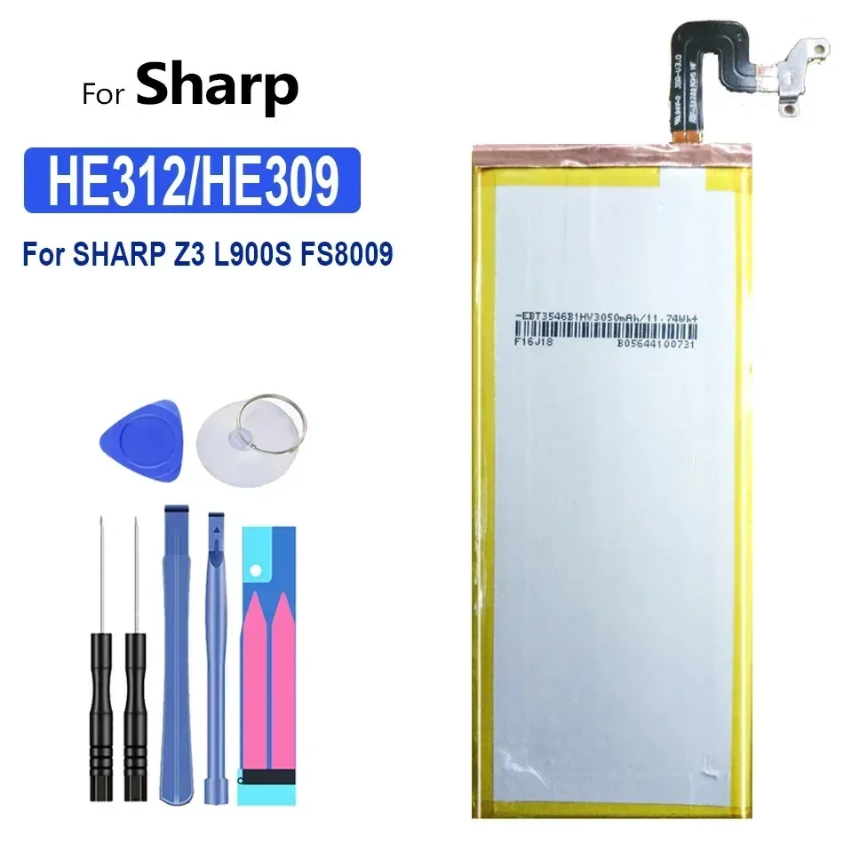 Аккумулятор для мобильного телефона большой емкости 3020 мАч SHARP Z3 L900S FS8009 HE312/HE309