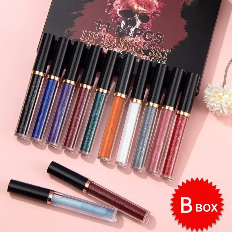 

NEW2023 Liquid Lipstick Waterproof Matte Pearlescent Lipstick Pigment Long Lasting Lip Gloss Women Makeup Lip Gloss Lip Makeup S
