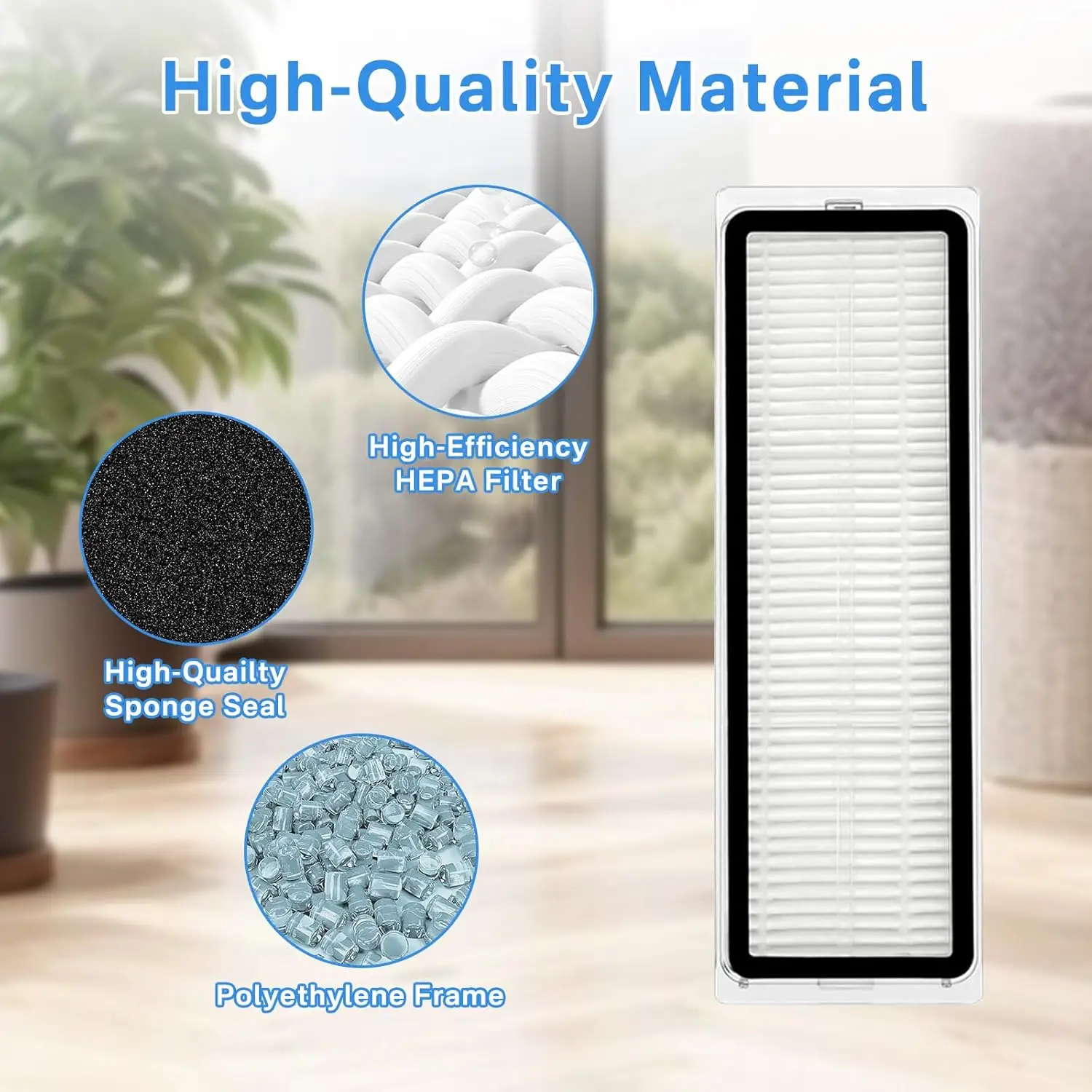Фото HEPA-фильтр для Xiaomi X20+, X20 Plus, для Dreame S20+, S10 Plus, S10+, L10s Ultra, L10s Pro, L10 Ultra Vacuum Replacement Parts №4
