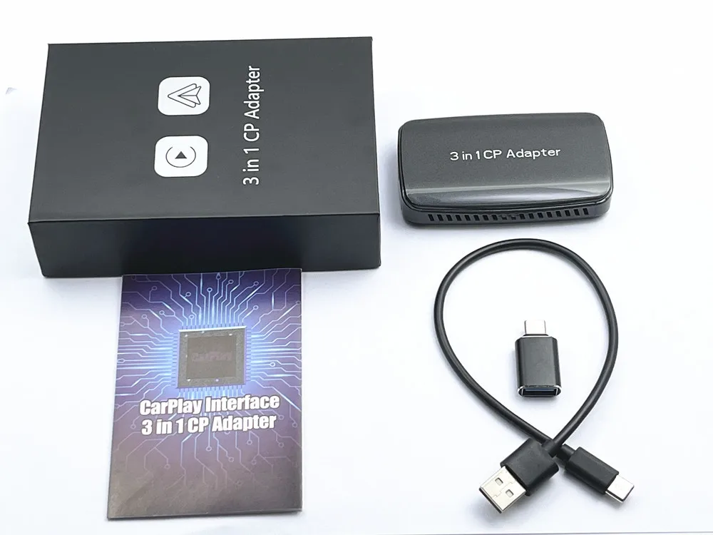 

Wired CARPLAY to wireless CARPALY supports Android Auto Android iPhone with the same screen，original car radio can be mixed