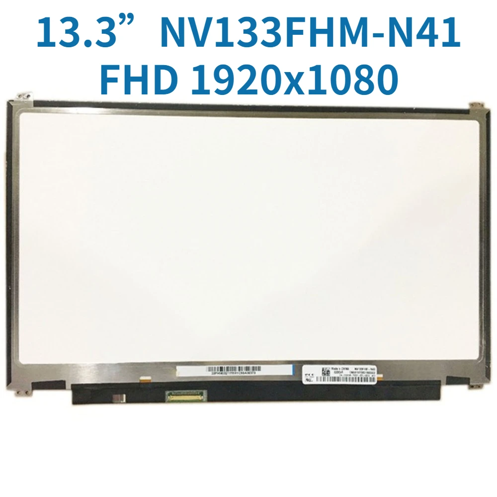 

NV133FHM-N41 NV133FHM N41 IPS Matrix for Laptop 13.3" FHD 1920x1080 LCD Screen 30 Pins Matte Replacement