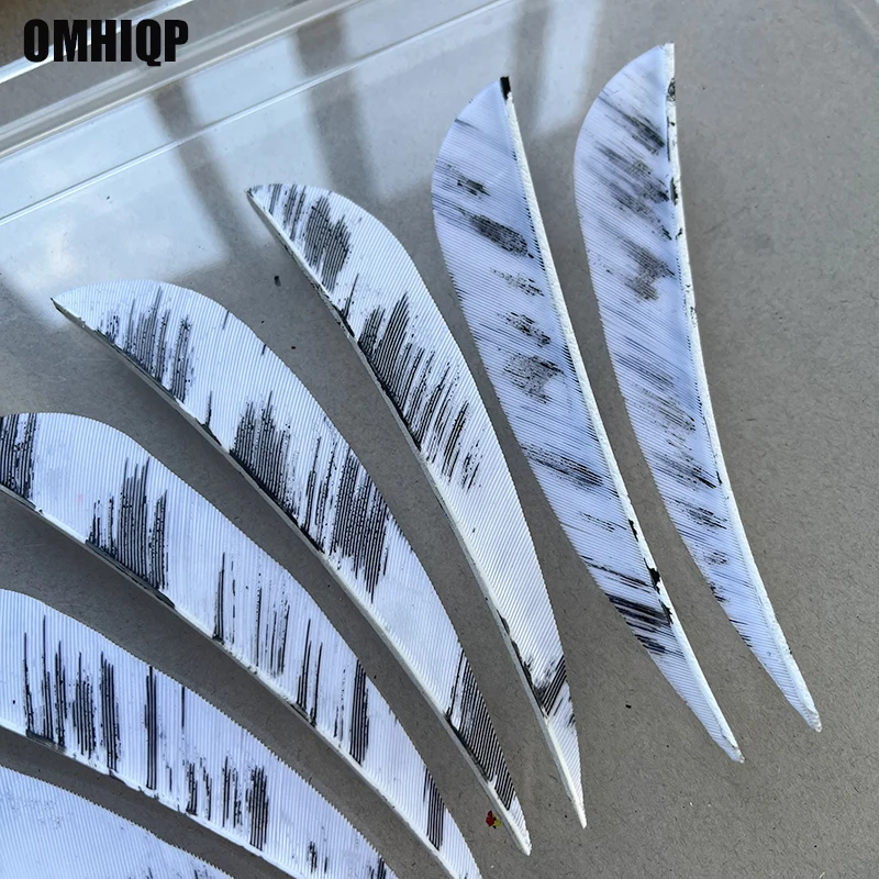 50 шт. 4-дюймовые наконечники для стрельбы из индейки с белыми чернилами