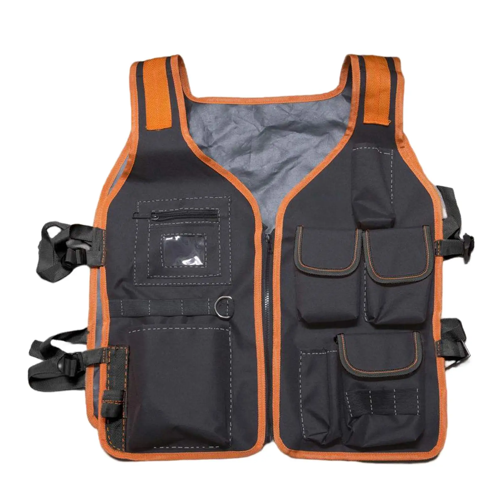 

60cmx51cm Work Adjustable With Vest Universal Pockets Oxford Cloth For Electricians Carpenter For Tool Vest Waist Bag Men