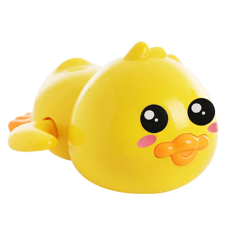 

Baby Bath Toys Bathing Ducks Cartoon Animal Dolphin Turtle Swimming Pool Chain Clockwork Water Play Games Toy for Children Kids