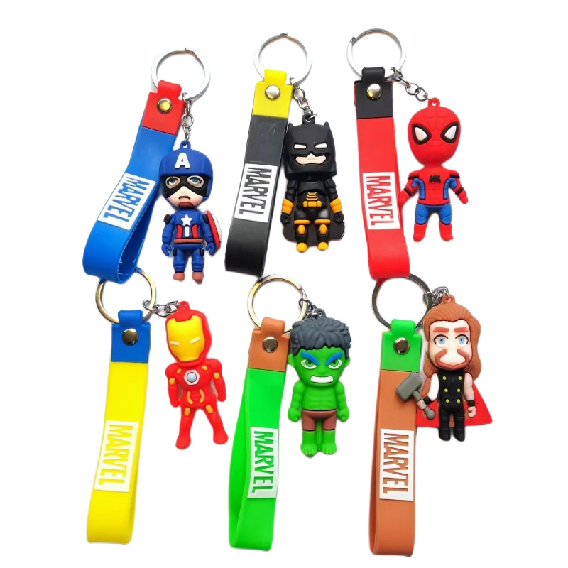

Marvel Retro Personality Keychain Pendant Ground Push Small Gift Student Backpack Ornament Small Gift for Friends Gift Wholesale