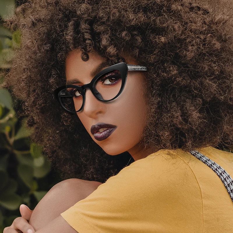 VCKA новые очки кошачий глаз для близорукости по рецепту с защитой от синего света