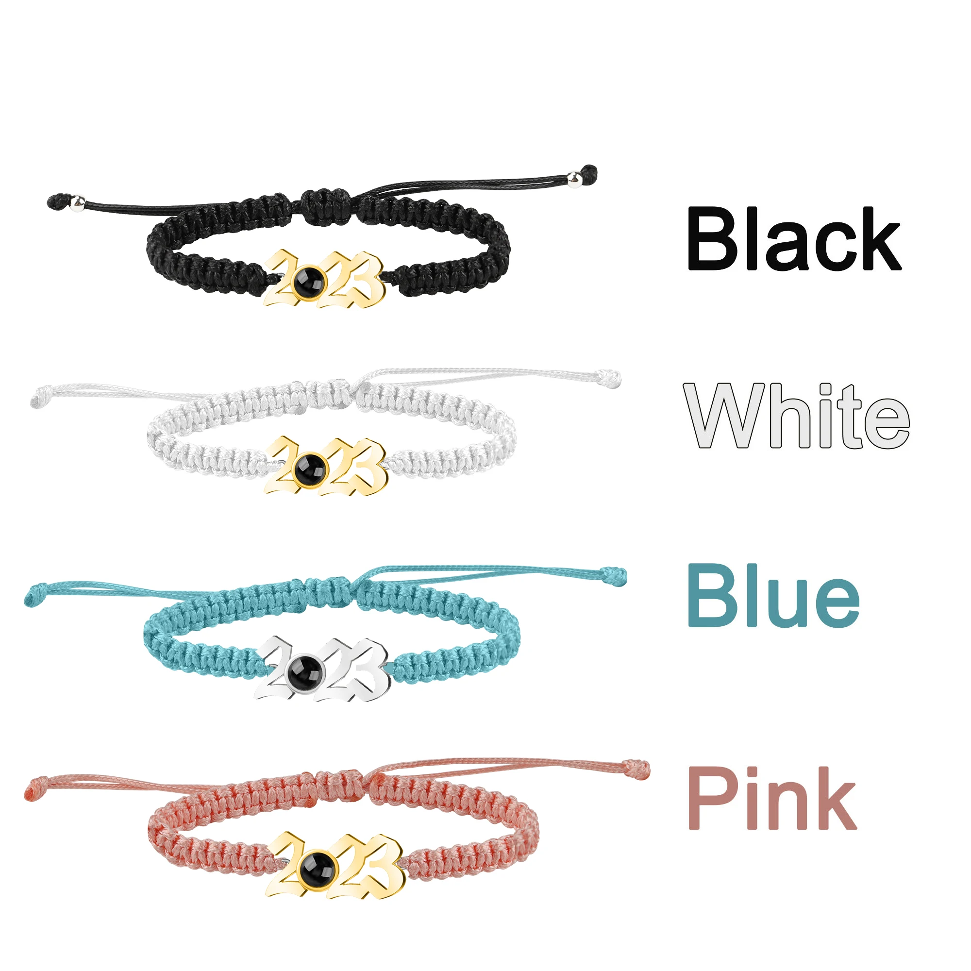 Customized Photo Projection Bachelor Hat Bracelet 2023 New Personalized  Bracelet Custom Photo Bracelets for Women Couple Rainbo