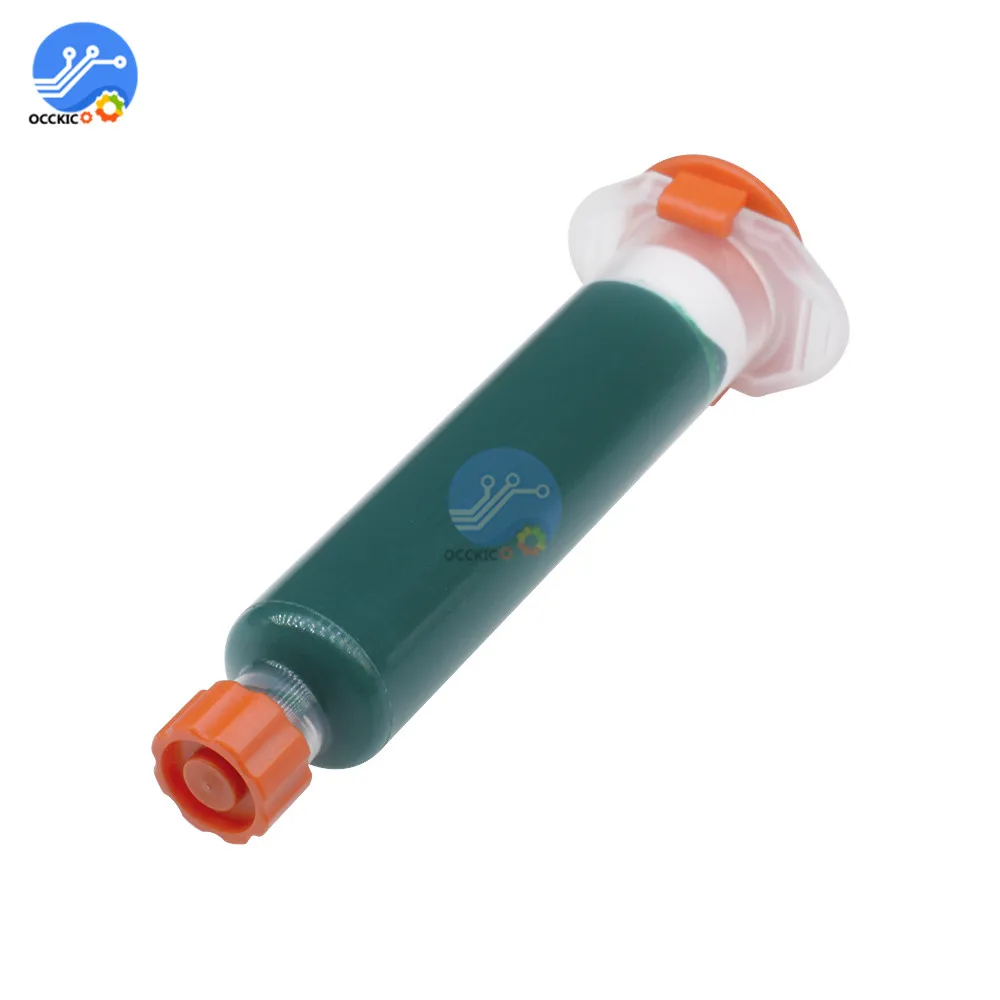 

10cc UV PCB BGA Solder Resist UV Curable Soldering Great Mast Repair Paint Solder Mask Solder Resist Green