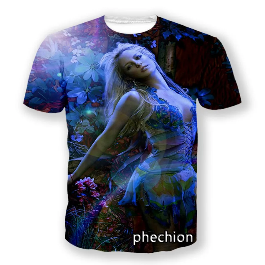 

phechion Britney Spears 3D Print Men T Shirt Hip Hop Women Tshirt Unisex Clothing Tops Suppliers for Drop Shipper A37