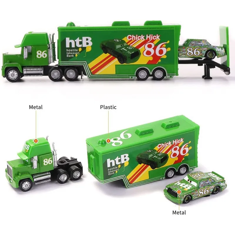 Детская литая под давлением игрушечная модель автомобиля номер 86 грузовик Molivia