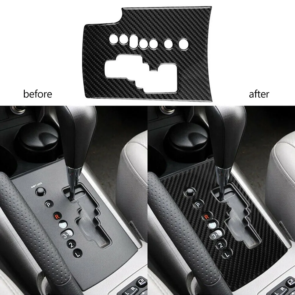 

Shift Box Panel Gear Shift Panel Front Accessory Carbon Fiber Parts Replacement