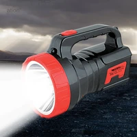 high power flashlight flashlight powerful torch waterproof lantern remade made light searchlight power bank lamp 81