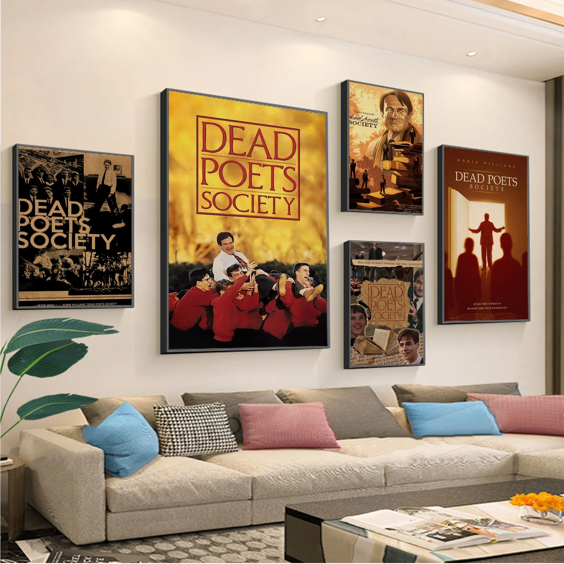 

Movie Dead Poets Society DIY Poster Wall Art Retro Posters For Home Stickers Wall Painting