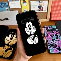 cartoon mickey minnie mouse case for samsung galaxy s10 s9 s8 plus lite s10e for samsung s10 5g phone case soft silicone cover