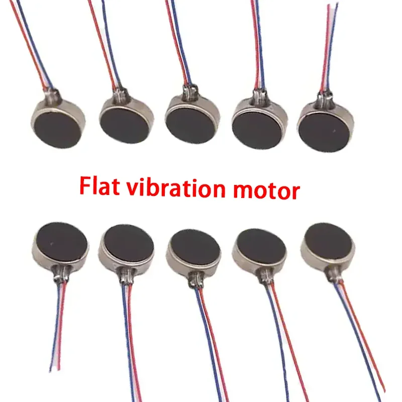 

10 шт. DC3-5V микро вибрационный двигатель постоянного тока 0820/0827/0830/0834/1027/1030/1034 для телефона монета плоский двигатель