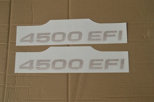 

Наклейка на кузов автомобиля, эмблема, рамка, отделка для Toyota Land Cruiser FJ80 FJ100 LC80 LC100 4500EFI 4700EFI, аксессуары, 2 цвета