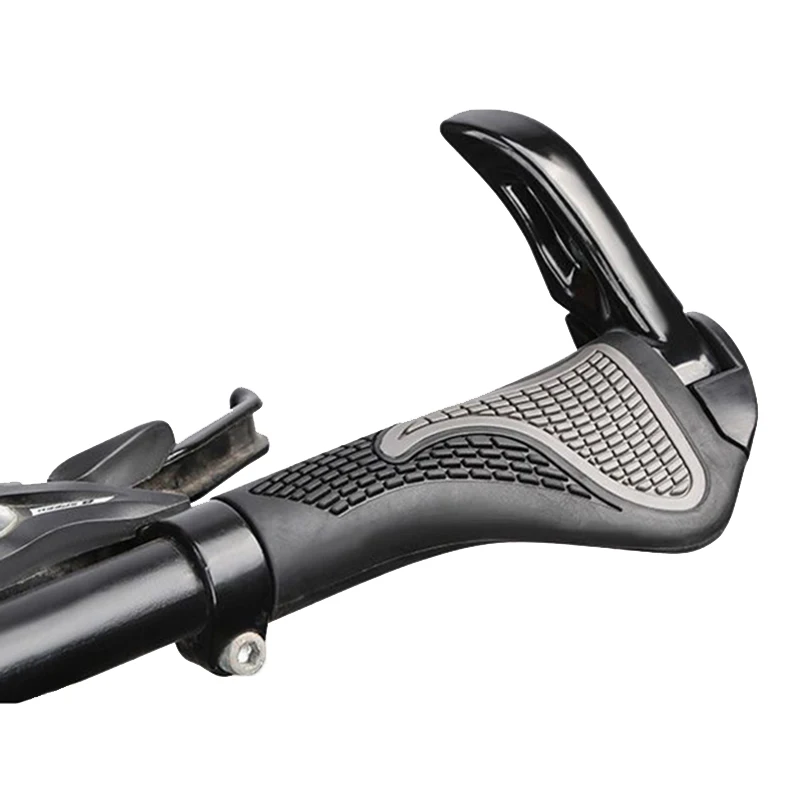 

Cycling Grip Bike Durable Anti-slip Rubber MTB Mountain Road Bike Grips Bicycle lock-on Handlebar Cover Aluminum Alloy Bar End