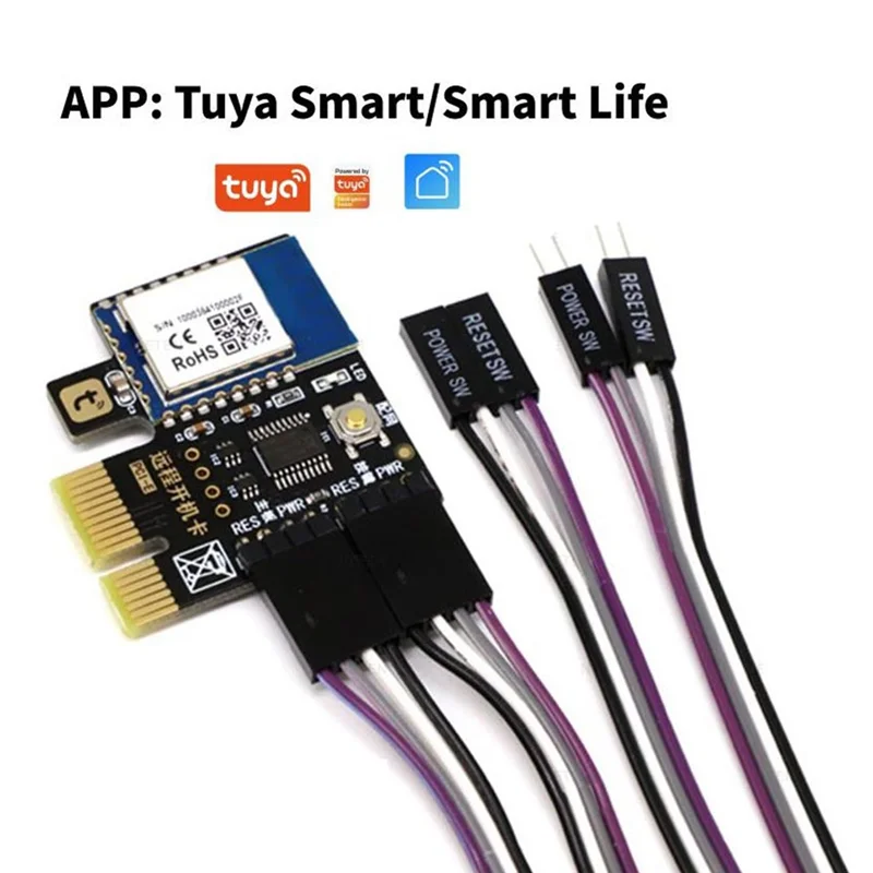 A3 Tuya Wifi PC Power Switch Desktop Computer Remote Boot Startup Card Telecommuting PICE MINI APP Control
