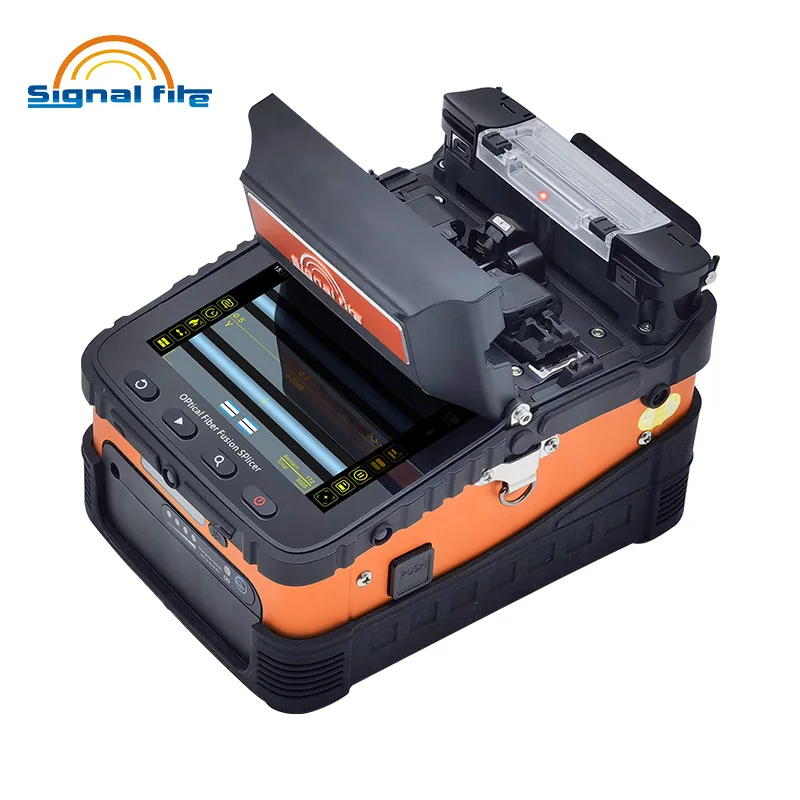 2022 New Original Signalfire  AI-6C SM MM Automatic FTTH Fiber Optic Splicing Machine  10 Languages Supported