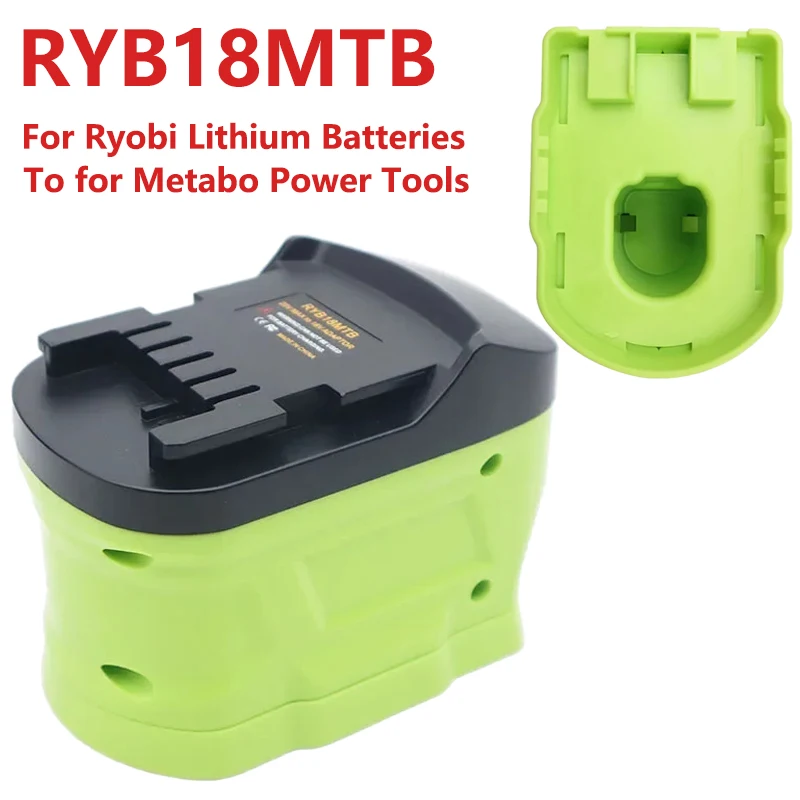 Переходник RYB18MTB для Ryobi литиевая батарея P103 P108 Metabo 18 в литий-ионная