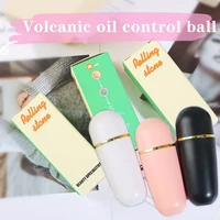 3colors face oil absorbing roller natural volcanic stone t zone oil removing rolling stick ball reusable facial roller skin care