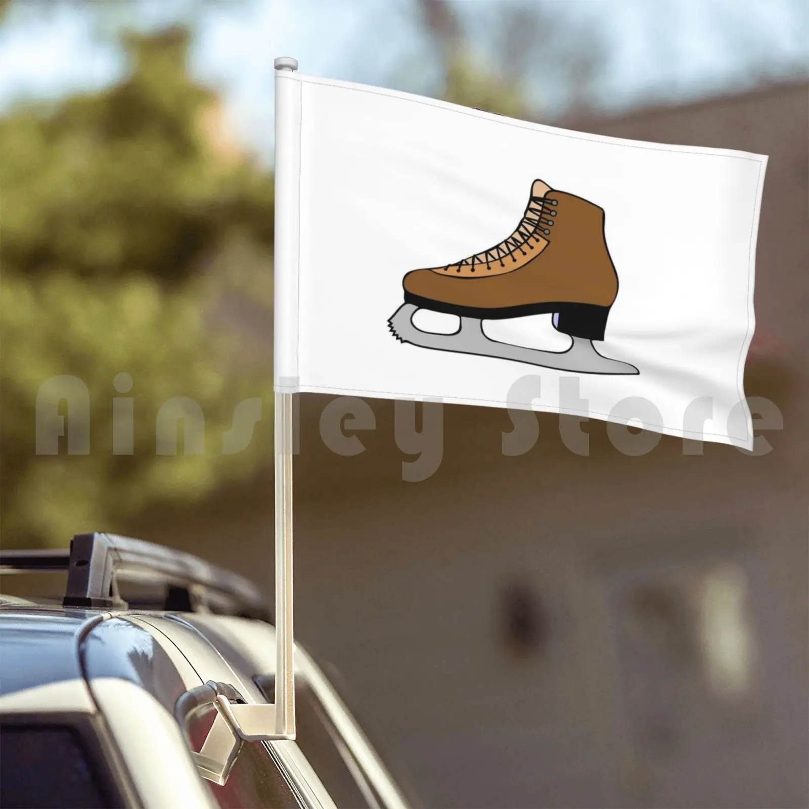 Флаг для украшения на открытом воздухе с шайбой флаг автомобиля мороженое хоккея