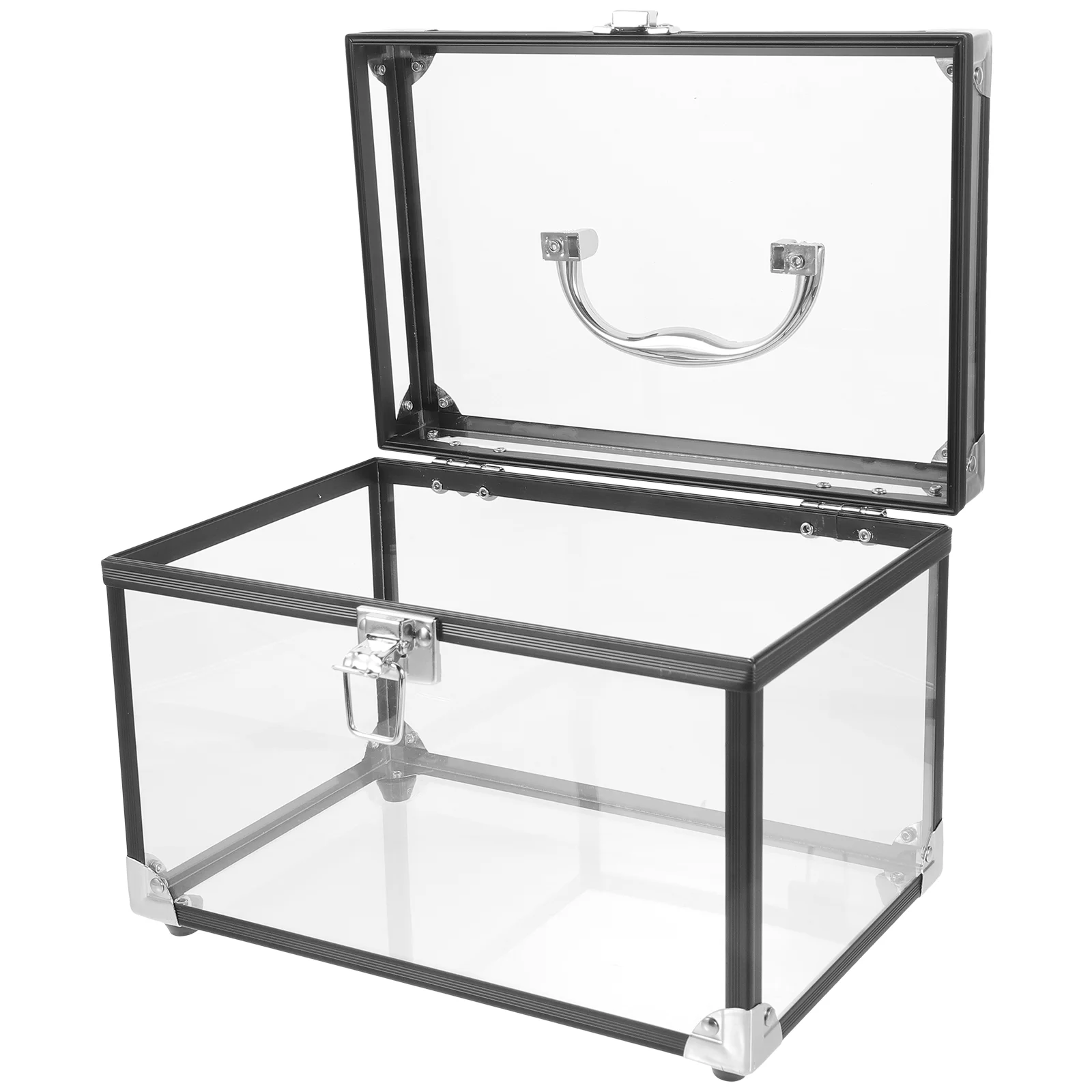 

CD DVD Storage Box Acrylic CD Organizer Case Practical Clear Storage Box for Albums Books