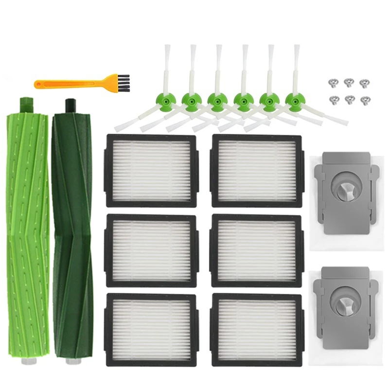 

Hepa Filter Side Brush Dust Bag Replacement Accessories For Irobot Roomba I7 I7 I6 I8 E5 E7 Main Brush Vacuum Cleaner