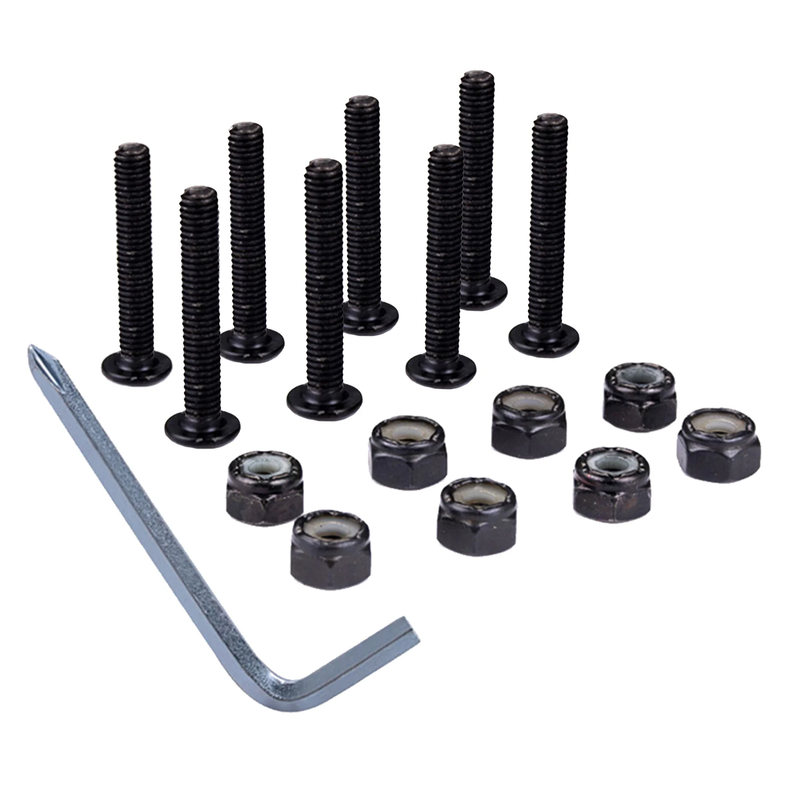 

Портативный круизер, черный фиксированный с ключом, лонгборд из высокоуглеродистой стали, прочные Антикоррозийные винты, скейтборд, дека, б...