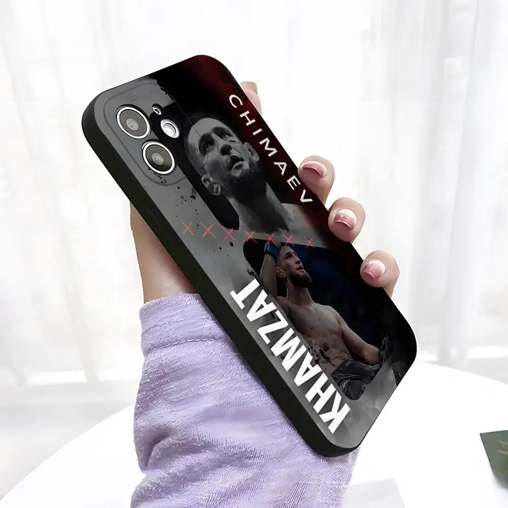 Чехол для телефона Fighting U-ufc C-Chimaev Cool Iphone 15 Pro Max 16 14 Mini 13 12 11 X Xr Xs 6 7 8 Plus задняя крышка