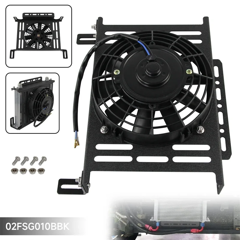 Масляный радиатор 28 рядов монтажный кронштейн новый электрический вентилятор 7