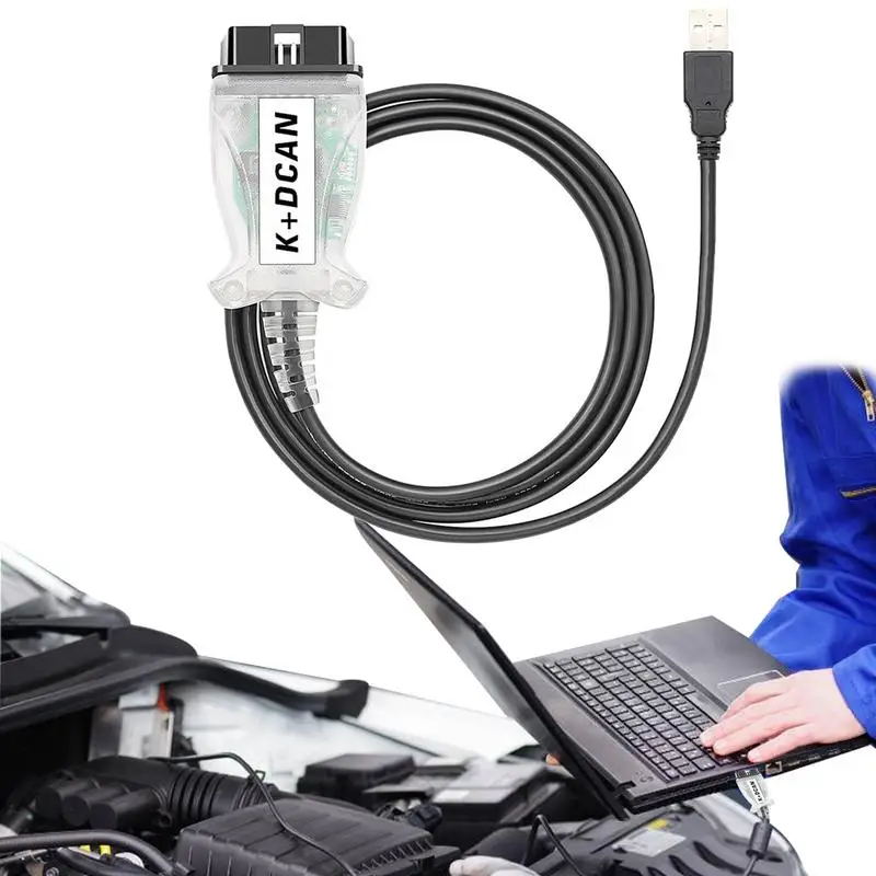 

Автомобильный диагностический USB-кабель KDCAN, диагностический интерфейс, USB-кабель, Автомобильный сканер данных, удобный в использовании Чип FT245RL