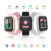 d20l smartwatch y88 waterproof smart passometer watch pressure heart rate men women bracelet updated y68 d20 watch for android