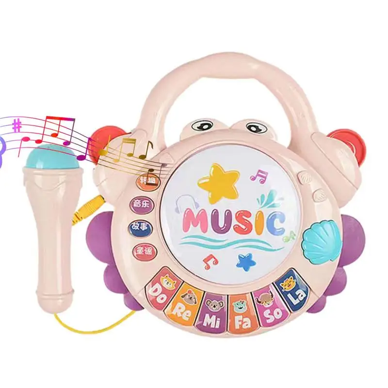 

Детские музыкальные игрушки-пианино, музыкальные обучающие игрушки для младенцев, малышей, малышей, Детские музыкальные игрушки с подсветк...