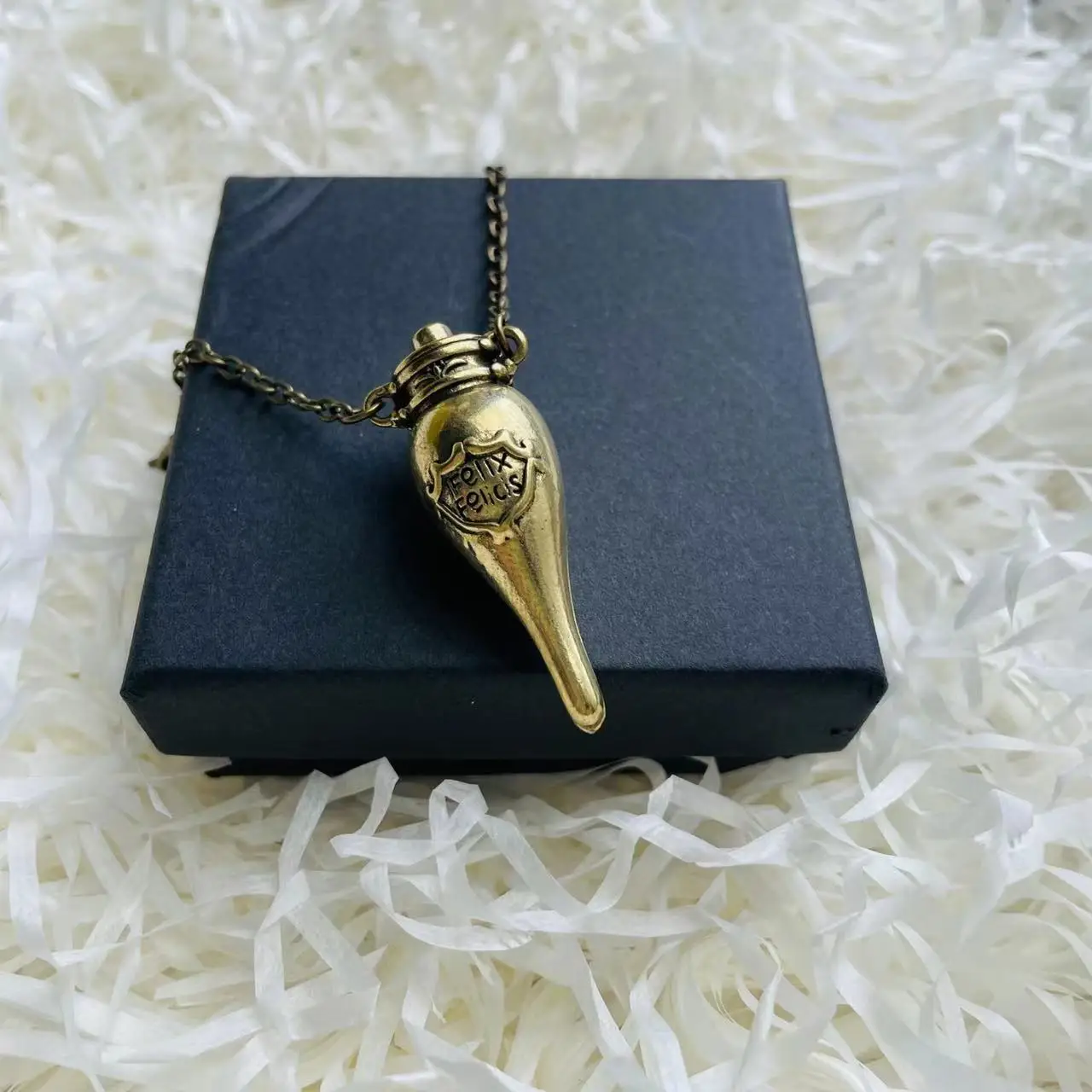 Винтажная Подарочная коробка ожерелье в виде бутылки для лекарств комплект из 2