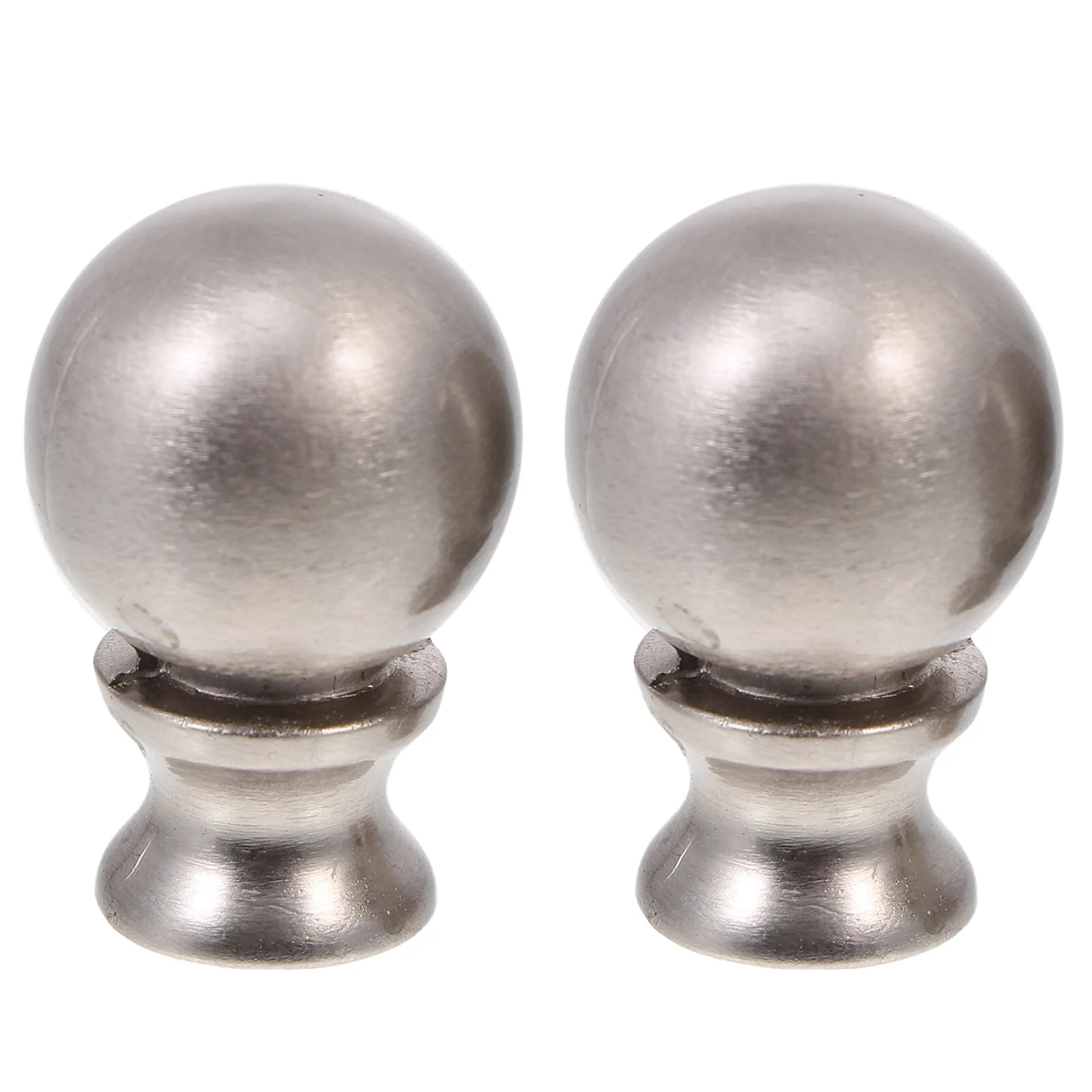 

2 Pcs Horn Frame Decorative Head Zinc Alloy Lamp Knob Metal Light Vintage Shades Ball Ceiling Covers