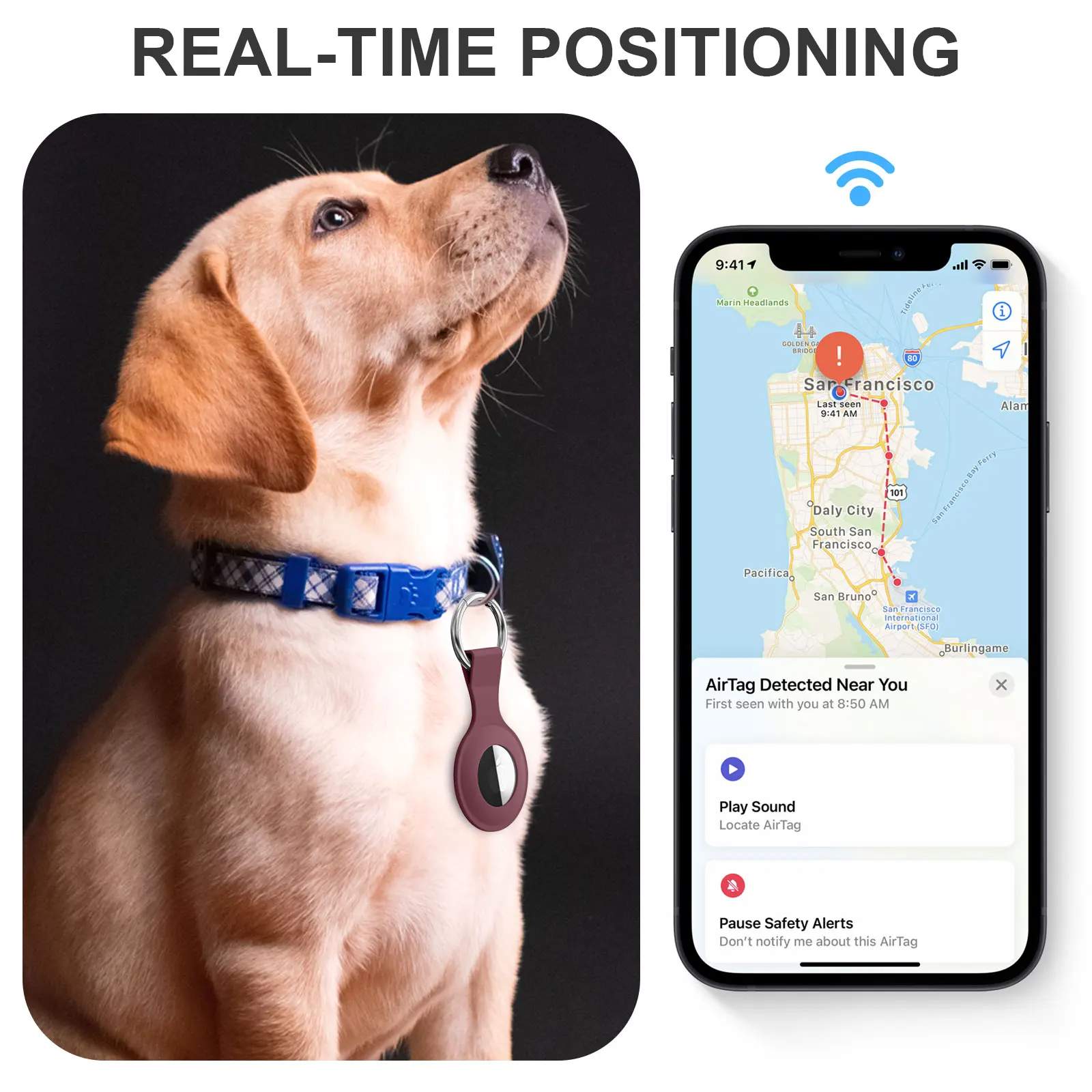 Фото Чехол для Apple AirTag, силиконовый защитный чехол, аксессуар для трекера, защита от царапин, брелок для ключей, чехол для Apple AirTag. №5