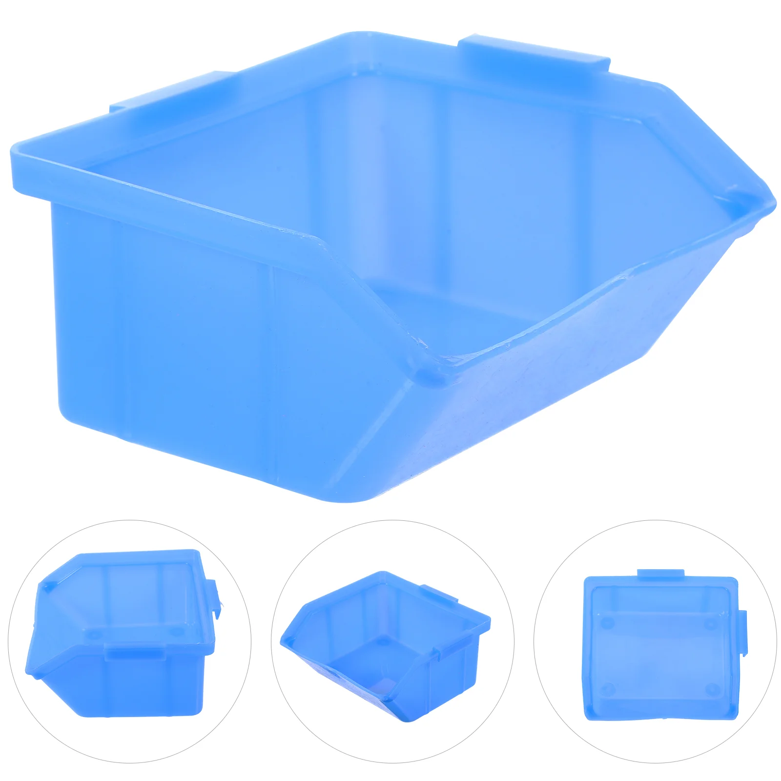

8 Pcs Storage Bins Plastic Shed Organization Shelf Tool Organizer Warehouse Craft Organizers Cubes Shelves Office